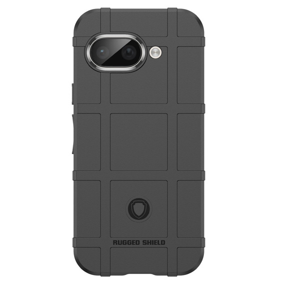 Etui do Google Pixel 9a – z teksturą kratki, czarne