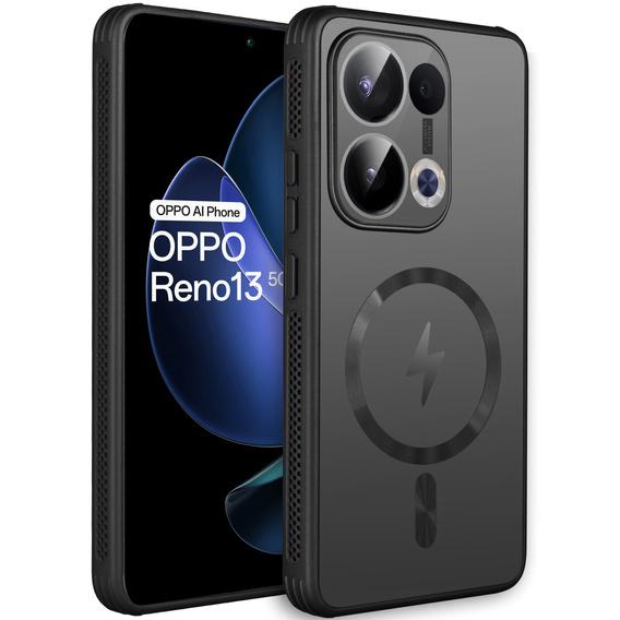 Etui do Oppo Reno 13, MagSafe, czarne