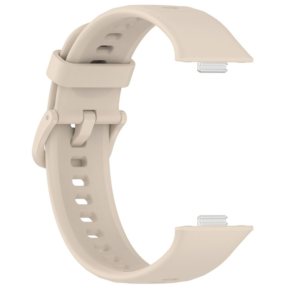 Pasek Silikonowy do Huawei Watch Fit 4 / 4 Pro / 3, Beżowy