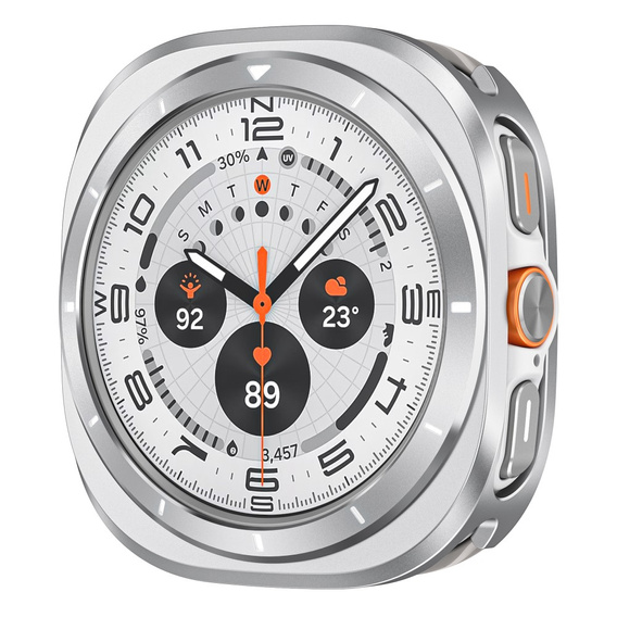 Etui aluminiowe do Samsung Galaxy Watch Ultra 47mm (2025 / 2024), srebrne