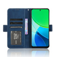 Etui z klapką do Vivo Y19s, Card Slot, granatowe