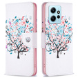 Etui z klapką do Xiaomi Redmi Note 12 4G, Wallet, Colorful Tree białe