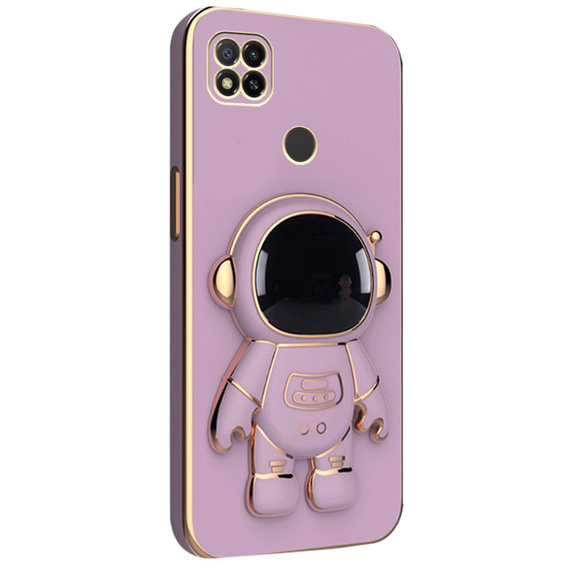 Etui do Xiaomi Redmi 9C, Astronaut, fioletowe