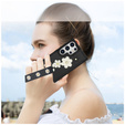Etui do Samsung Galaxy S25 Ultra, Leather Flower Card Slot, czarne