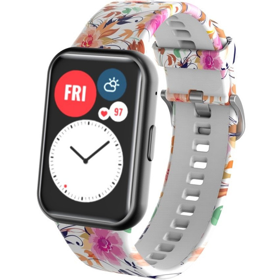 Pasek Smooth do Huawei Watch Fit, Beautiful Flower