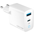 Forever Ładowarka Sieciowa 65W GaN 1x USB-C 1x USB-A + Kabel USB-C 1M