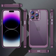 Etui do iPhone 15 Pro, ERBORD Impact Guard, fioletowe