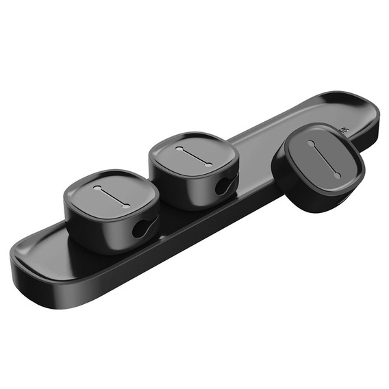 Baseus Peas Cable Clip uchwyty magnetyczne haczyki - Black