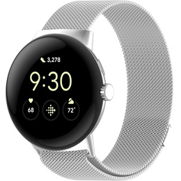 Bransoleta Milanese do Google Pixel Watch 3 45mm, srebrna