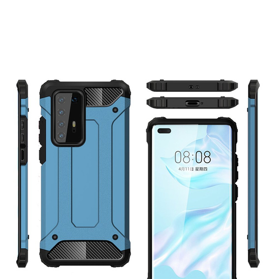 Etui do Huawei P40 Pro, Obudowa TECH ARMOR Case, Niebieskie