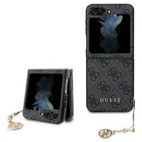 Etui GUESS do Samsung Galaxy Z Flip 5 Charms Collection Hardcase, szare