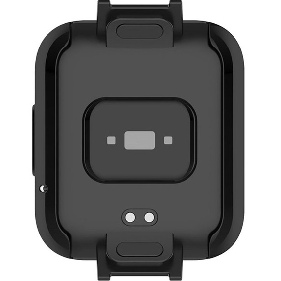 2w1 Etui silikonowe z osłoną na ekran dof Xiaomi Redmi Watch 2 Lite, Czarne