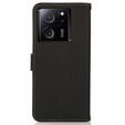 Etui KHAZNEH RFID do Xiaomi 13T / 13T Pro, Litchi Texture, czarne