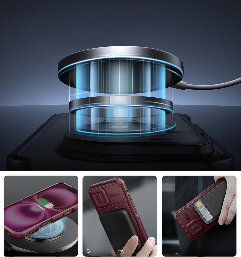 Etui Dexnor do iPhone 16 – silne magnetyczne mocowanie do MagSafe