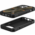 Etui Urban Armor Gear do iPhone 15 Pro, Monarch, Kevlar zielone