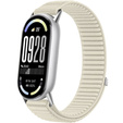 3x Pasek Nylonowy do Xiaomi Smart Band 10 / 9 / 8, Beżowy, Fioletowy, Niebieski