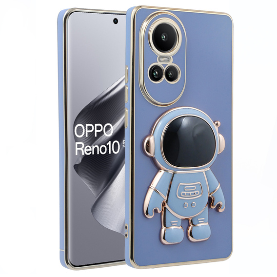 Etui do Oppo Reno 10 / 10 Pro, Astronaut, Niebieskie