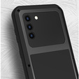 OUTLET Etui Love Mei do Samsung Galaxy S21+ Plus, pancerne ze szkłem, czarne