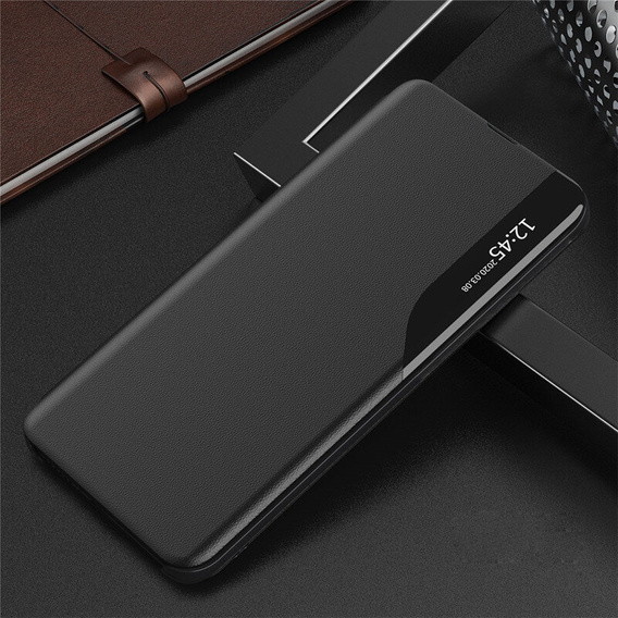 Etui do Samsung Galaxy A15 5G, Smart View, czarne + Szkło 9H