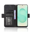 Etui z klapką do Samsung Galaxy S25 Edge, Card Slot, czarne