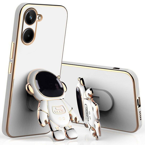 Etui do Realme 10 4G, Astronaut, białe