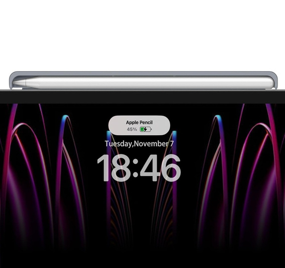 Metalowy uchwyt Dracool do Apple Pencil Pro / 2nd Gen – szary