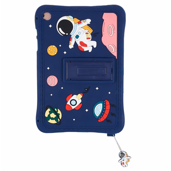 Etui silikonowe dla dzieci do Samsung Galaxy Tab A11 Plus / A9 Plus, Pancerne, Astronauta, Granatowe