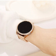 Bransoleta + Etui z wbudowanym szkłem do Samsung Galaxy Watch 6 44mm, Różowe złoto
