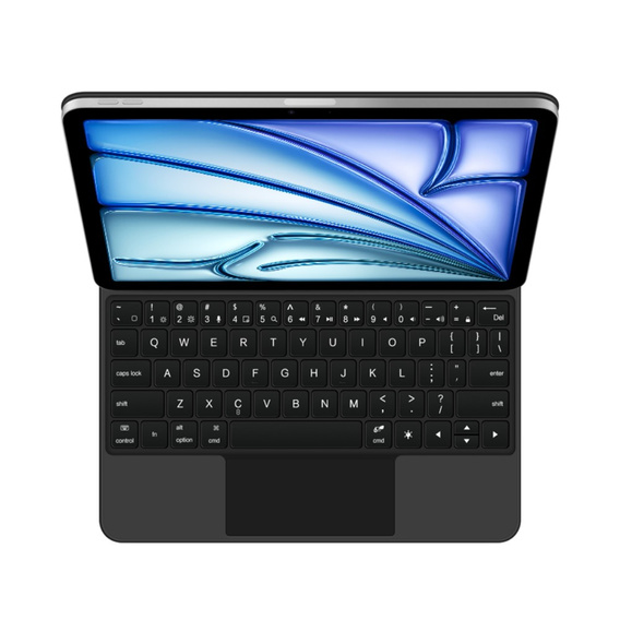 Etui z klawiaturą do iPad Air 13" 2024 (6 gen.), Magnetic Keyboard Touchpad, czarne