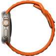 Pasek Silikonowy do Apple Watch 1/2/3/4/5/6/7/8/9/10/11/SE Ultra 1/2/3 42/44/45/46/49mm, Pomarańczowy