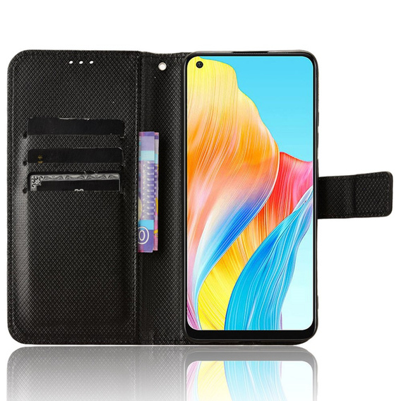 Etui z klapką do Oppo A58 4G, Smart Magnet, czarne