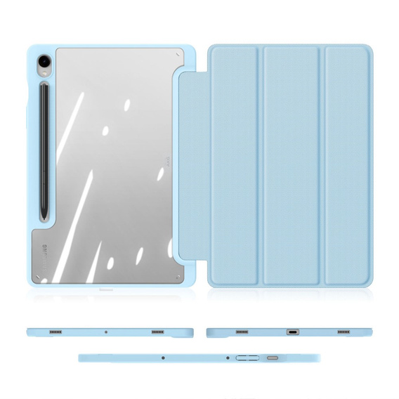 Etui do Samsung Galaxy Tab S10 Lite / S10 FE / S9 FE, Dux Ducis TOBY, niebieskie