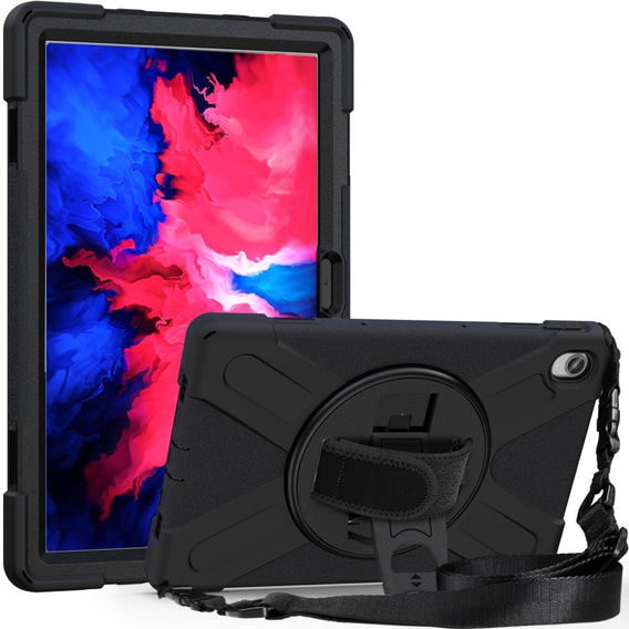 Etui do Lenovo Tab P11 TB-J606F / Tab P11 5G, Pancerne Ochronne, Czarne