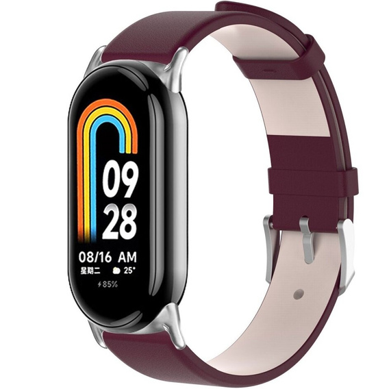 Pasek do Xiaomi Smart Band 10 / 9 / 8, Bordowy