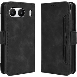 Etui z klapką do OnePlus Nord 4, Card Slot, czarne