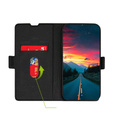Etui z klapką do Oppo A57s, Wallet Thin Magnet, czarne