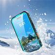 Etui Wodoodporne IP68 do iPhone 17 Pro, SHELLBOX MagSafe, niebieskie