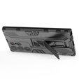 Etui do Samsung Galaxy S23 Ultra, Military kickstand, czarne
