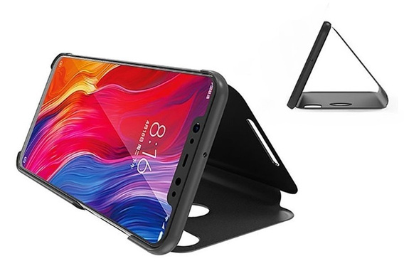 Etui do Huawei Y6P, Clear View, czarne