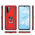 Etui pancerne do Huawei P30 Pro, Nox Case Ring, czerwone