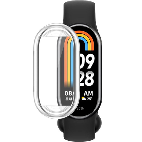 Etui Silikonowe do Xiaomi Smart Band 10 / 9 / 8, Przezroczyste