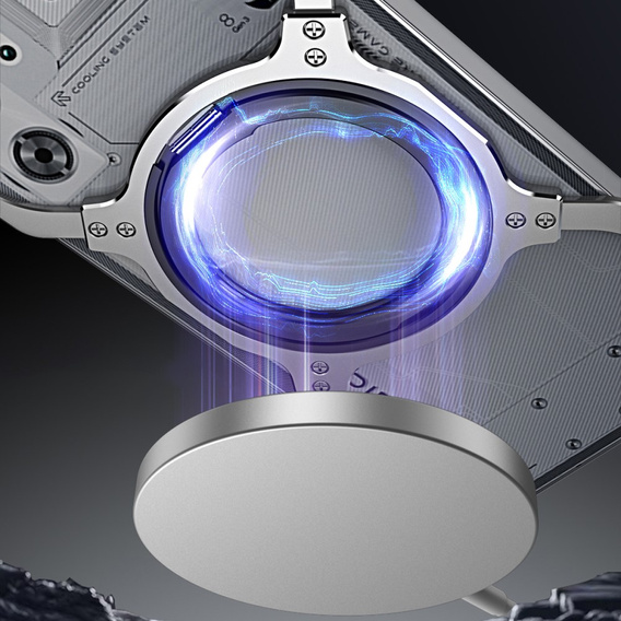 Etui do Redmagic 10 Pro+ / 10 Pro / 9 Pro+ / 9 Pro, Kickstand Bumper, z osłoną obiektywu, do MagSafe, czarne / srebrne