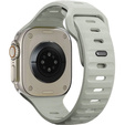Pasek Silikonowy do Apple Watch 1/2/3/4/5/6/7/8/9/10/11/SE Ultra 1/2/3 42/44/45/46/49mm, Beżowy