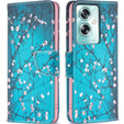 Etui z klapką do Oppo A79 5G, Wallet, Sakura niebieskie