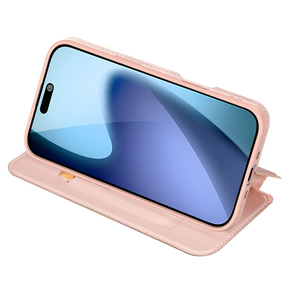 Etui z klapką Dux Ducis do iPhone Air, Skin Pro, różowe