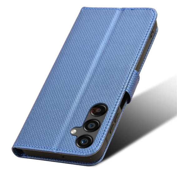 Etui z klapką do Samsung Galaxy M55 5G, Wallet Smart Magnet, niebieskie