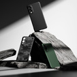 Etui Ringke Onyx do Samsung Galaxy S25 Edge + Szkło Hartowane 9H – Zielone