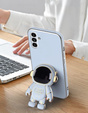 Etui do Samsung Galaxy A56 5G, Astronaut, niebieskie