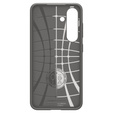 Etui Spigen do Samsung Galaxy S25, Liquid Air, szare + Szkło Hartowane 9H