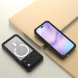 Etui Wodoodporne IP68 do iPhone 17 Pro, Redpepper, do MagSafe, przezroczyste z czarną ramką